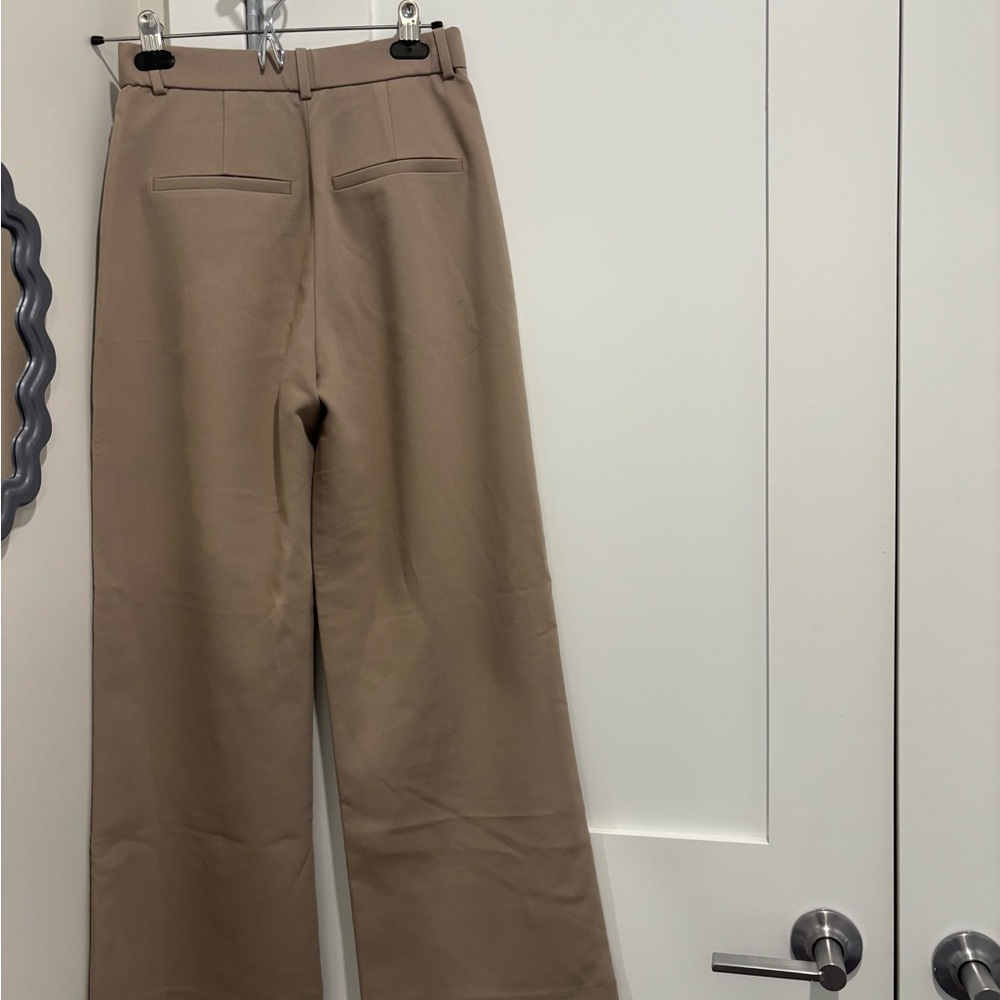 Abercrombie & Fitch Tan Wide Leg Trousers - Picture 4 of 4